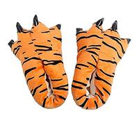 ZHER-LU Pantofole animali farcite, Tigre, 38.5 EU