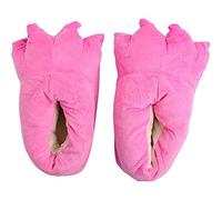 ZHER-LU Pantofole con Zampe di Animale e Artigli, Calzature da Costume Unisex in Morbido Peluche per la Casa, Pantofole a Forma di Artiglio di Animale, rosa, 38.5 EU