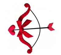 ZHER-LU Set unisex per adulti, mini archi e frecce, per San Valentino, a forma di cuore e freccia