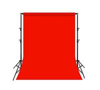 Zhexun Sfondo di Fianco Fotografia, Mussola Screen Verde chromakey per Foto Video Studio apparecchiatura Youtube (Color : Red, Size : 3mx1m)