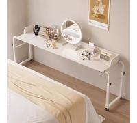 ZhFASDS Vassoio per divano, letto laterale, carrello per computer portatile, altezza regolabile 65-95 cm, vassoio per alimenti, tavolo medico, tavolo da appoggio sopra il letto, king size, design