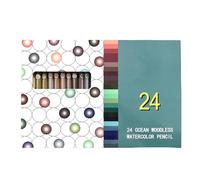 ZHGFXIN 24 matite colorate acquerellabili senza legno matite colorate idrosolubile matita colorante per artista bambini pittura arte acquerello set