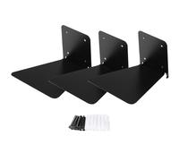 ZHGFXIN 3Pcs Libreria Galleggiante Per Parete Mensole Salvaspazio Titolare Invisibile Libreria Ingresso Organizzatore Libro Montato Libro Scaffale Multifunzionale Bagno Cucina Storage