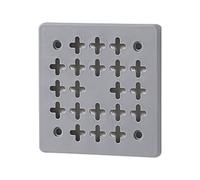 ZHGFXIN Organizzatori regolabili della parete del pannello delle griglie segmentate interbloccate con il gancio multifunzionale e i compartimenti scaffale della parete amichevole affitto