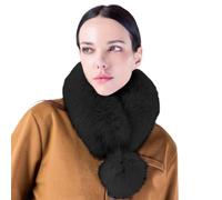 ZHGFXIN Sciarpa da donna Pelosa Piccolo Collare Caldo Peloso Scaldacollo Collo Collo Collo Autunno Inverno Bianco Inverno Bulk, Nero , Taglia unica