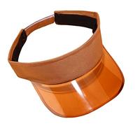 ZHGFXIN Unisex No Top Cap Donne Uomini per Cappello da Sole Open Top PVC Cap Protezione UV Regolabile Spiaggia Escursionismo SPOR Cappelli da Sole per Donne Uomini Protezione UV, A, Taglia unica
