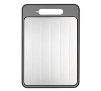 ZHGFXIN Vassoio di scongelamento del cibo della carne Tagliere a doppia faccia con la grattugia Affilatrice Vassoio di sbrinamento Preparazione degli alimenti Utilitys Pratico tagliere a doppia faccia