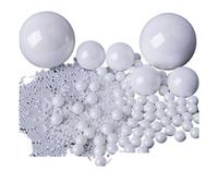 ZHGUIMING 1-100 pezzi Dia 0,8/1/1,2/1,5/1,588/2/2,778/3-16 mm G10 Sfere in ceramica di zirconia precisione for cuscinetti in ZrO2 lisce(5mm -10pcs)