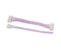 ZHGUIMING 10Pcs XH2.54 XH 2.54mm 2/3/4/5/6/7/8/9/10/12 Pin Female Plug Terminal Cable JST Wire Connector Single/Double Head Red White Line(30CM,Single Head,8P)