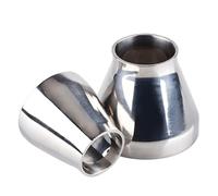 ZHGUIMING 19 25 32 38 45 51 57 63 76 89 102 108mm Raccordo for tubi sanitari in acciaio inossidabile SUS 316L 304 Homebrew(SUS316L,114mm To 89mm)