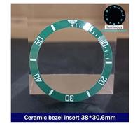 ZHGUIMING 38mm * 30.6mm Lunetta in ceramica GMT e inserto for orologio subacqueo for orologio da uomo da 40 mm Sostituisci gli inserti della lunetta dell'orologio del quadrante dell'orologio(81ceramic