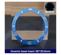 ZHGUIMING 38mm * 30.6mm Lunetta in ceramica GMT e inserto for orologio subacqueo for orologio da uomo da 40 mm Sostituisci gli inserti della lunetta dell'orologio del quadrante dell'orologio(88ceramic