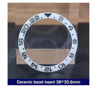 ZHGUIMING 38mm * 30.6mm Lunetta in ceramica GMT e inserto for orologio subacqueo for orologio da uomo da 40 mm Sostituisci gli inserti della lunetta dell'orologio del quadrante dell'orologio(54ceramic