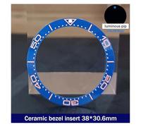 ZHGUIMING 38mm * 30.6mm Lunetta in ceramica GMT e inserto for orologio subacqueo for orologio da uomo da 40 mm Sostituisci gli inserti della lunetta dell'orologio del quadrante dell'orologio(76ceramic