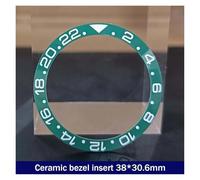 ZHGUIMING 38mm * 30.6mm Lunetta in ceramica GMT e inserto for orologio subacqueo for orologio da uomo da 40 mm Sostituisci gli inserti della lunetta dell'orologio del quadrante dell'orologio(39ceramic