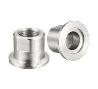 ZHGUIMING KF-16 KF-25 KF-40 KF-50 1/8'' 1/4'' 3/8'' 1/2" 3/4'' 1'' BSPP (FEMMINA) Adattatore raccordo for vuoto SS304(KF16,1/2")