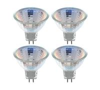 ZHGUIMING Lampadina for microscopio con faretto MR11 da 4 pezzi, CA 6 V, 12, 5 W, 10, 15, 35 mm, GU4, Bi-Pin, illuminazione professionale for esterni(12V 35W)