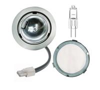 ZHGUIMING Luce for armadietto G4 da 20 W, diametro 68 mm, for luce ad alta potenza, a disco CA 12 V, luci for armadietti, vetrine, for lavanderia
