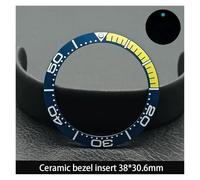 ZHGUIMING Lunetta in ceramica da 38 mm * 30,6 mm e inserto for orologio subacqueo for orologio da uomo da 40 mm Sostituisci gli inserti della lunetta dell'orologio del quadrante(NO.59 Ceramic)