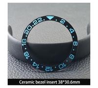 ZHGUIMING Lunetta in ceramica da 38 mm * 30,6 mm e inserto for orologio subacqueo for orologio da uomo da 40 mm Sostituisci gli inserti della lunetta dell'orologio del quadrante(NO.115 Ceramic)