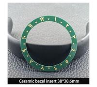 ZHGUIMING Lunetta in ceramica da 38 mm * 30,6 mm e inserto for orologio subacqueo for orologio da uomo da 40 mm Sostituisci gli inserti della lunetta dell'orologio del quadrante(NO.153 Ceramic)