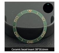 ZHGUIMING Lunetta in ceramica da 38 mm * 30,6 mm e inserto for orologio subacqueo for orologio da uomo da 40 mm Sostituisci gli inserti della lunetta dell'orologio del quadrante(NO.71 Ceramic)