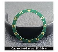 ZHGUIMING Lunetta in ceramica da 38 mm * 30,6 mm e inserto for orologio subacqueo for orologio da uomo da 40 mm Sostituisci gli inserti della lunetta dell'orologio del quadrante(NO.131 Ceramic)