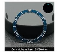 ZHGUIMING Lunetta in ceramica da 38 mm * 30,6 mm e inserto for orologio subacqueo for orologio da uomo da 40 mm Sostituisci gli inserti della lunetta dell'orologio del quadrante(NO.55 Ceramic)
