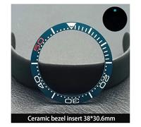 ZHGUIMING Lunetta in ceramica da 38 mm * 30,6 mm e inserto for orologio subacqueo for orologio da uomo da 40 mm Sostituisci gli inserti della lunetta dell'orologio del quadrante(NO.56 Ceramic)