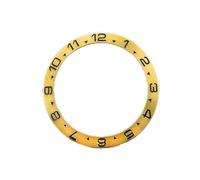 ZHGUIMING Lunetta in ceramica da 38 mm * 30,6 mm e inserto for orologio subacqueo for orologio da uomo da 40 mm Sostituisci gli inserti della lunetta dell'orologio del quadrante(NO.124 aluminium)
