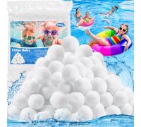 ZHHGOO 700g Filtro Balls,Palline Filtro Piscina,Palline Filtranti per Piscina,Essere Riutilizzato,Filtro a Sfere di Filtrazione,per Filtro Piscina,Pompe Filtranti,Adatto a Vari Filtro a Sabbia