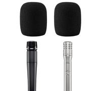 ZHHSUNY 2 pezzi SM81 Microfono Copertura Antivento in Schiuma Antivento, per ridurre il rumore, compatibile Shu-re SM81 SM57 KSM141 Micro, Microfono Coperture di Protezione Filtro Anti Rumore