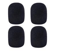 ZHHSUNY 4pcs Mic Foam Cover Compatibile per Shu-re SM58 SM58S SM48 Microfono Vocale Parabrezza, Copertura per calzino a vento di cancellazione del rumore (Black)