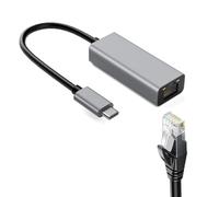 ZHHSUNY Adattatore Ethernet USB C,RJ-45 USB C a Gigabit Ethernet Rete LAN Compatibile per MacBook Pro Air,i-Phone15,i-Pad Pro,Windows XP,Vista 7 8 10,Mac OS,Linux,Plug and Play