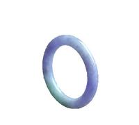 ZHIBO Bracciale da uomo e donna in giadeite naturale del Myanmar viola, pietra, Pietra