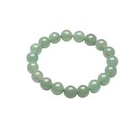 ZHIBO moda naturale 10mm dong ling giada perline rotonde fascino braccialetti alla moda & braccialetti per le donne e gli uomini partito, Pietra