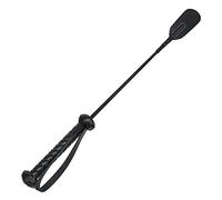 Zhichengbosi - Frusta da cavallo, in ecopelle, 45 cm, colore: Nero