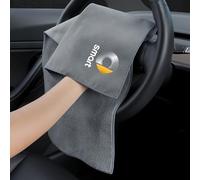 ZHIDZ Paño Limpiar Coche para Smart Fortwo 451 450 452 453 454 Forfour, Suaves Paños de Limpieza Super Absorbente para Cuidado Accessorie,L-A Grey