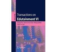 Zhigeng Pan Adrian David Cheok Wolfgang M Transactions on Edutainme (Tascabile)