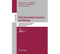 Zhiguo Gong Web Information Systems and Mining (Tascabile)