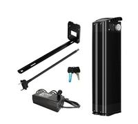 ZHIKAN Batteria E-bike 36V-15.6Ah/18Ah/21Ah;48V-15.6Ah/18Ah/20Ah Batteria agli ioni di litio per E-bike adulti con caricatore 200W - 1200W, nero, 36V /48V. (48V18Ah)
