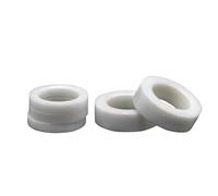 ZHILI Rondelle rotonde in ceramica di allumina - Guarnizioni isolanti ad alta temperatura - Dischi ceramici di grado industriale e convenienti per applicazioni termiche (Φ13.4XΦ8.7x1.2mm)