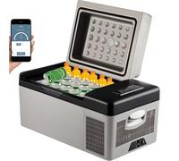 ZHIMAI 20L Frigoriferi per Auto Mini Frigo Portatile Elettrico Auto Frigorifero Congelatore 12/24V DC per -20℃~20℃ Mini Kühlschrank für Auto, Lkw, Boot, Wohnmobil