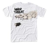 ZHINAN Minor Threat 'out of Step' T-Shirt White XL