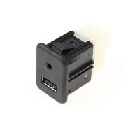 ZHINUAN 1 lettore audio USB, adatto for Buick, Allure LaCrosse, adatto for Chevrolet, Camaro Sonic Volt Terrain 25832462 Presa nera opaca Hub di ricarica USB per veicoli
