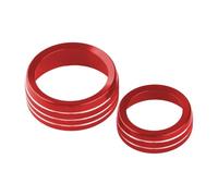 ZHINUAN 1 set di pomello anello copertura trim, adatto for Jeep, Grand Cherokee 2014-2021 copertura del pulsante di avviamento dell'auto con pulsante