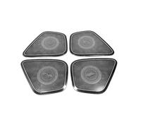 ZHINUAN Adesivi decorativi for altoparlanti da portiera, adatti for Mercedes, Benz, CLA GLB Classe A 2020-2022, accessori for interni auto. Griglia di copertura dell'altoparlante per auto(4)