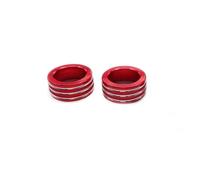 ZHINUAN Adesivo for rivestimento anello pomello aria auto, adatto for X5 X6 E70 E71 2008-2013 copertura del pulsante di avviamento dell'auto con pulsante(Red)