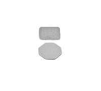 ZHINUAN Copertura for altoparlante auto, adatta for MG, 4 MG4 EV Mulan 2022-2024, accessori in acciaio inossidabile sotto il volante, copertura for clacson Griglia di copertura dell'altoparlante per a