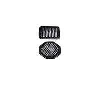 ZHINUAN Copertura for altoparlante auto, adatta for MG, 4 MG4 EV Mulan 2022-2024, accessori in acciaio inossidabile sotto il volante, copertura for clacson Griglia di copertura dell'altoparlante per a